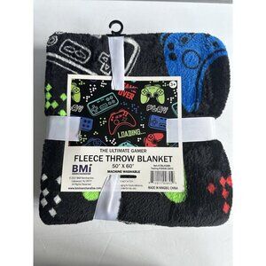 Ultimate Gamer Fleece Throw Blanket 50 x 60 Big Super Soft Video Game Gaming NEW